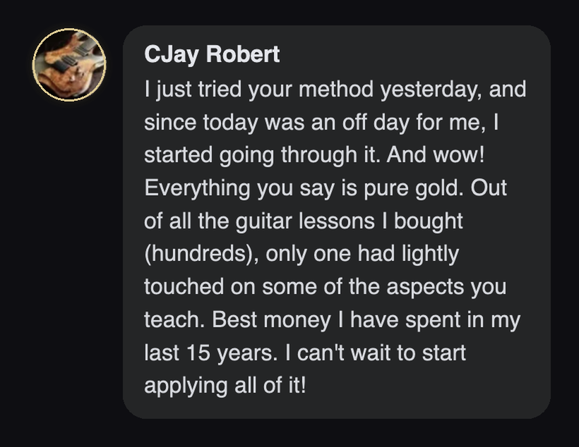 Practitioner testimonial