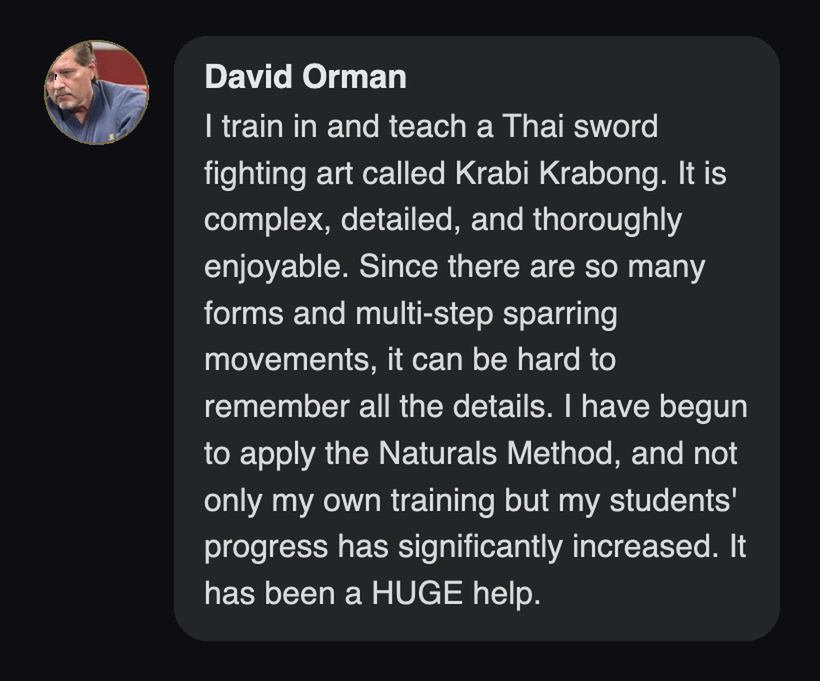 Practitioner testimonial