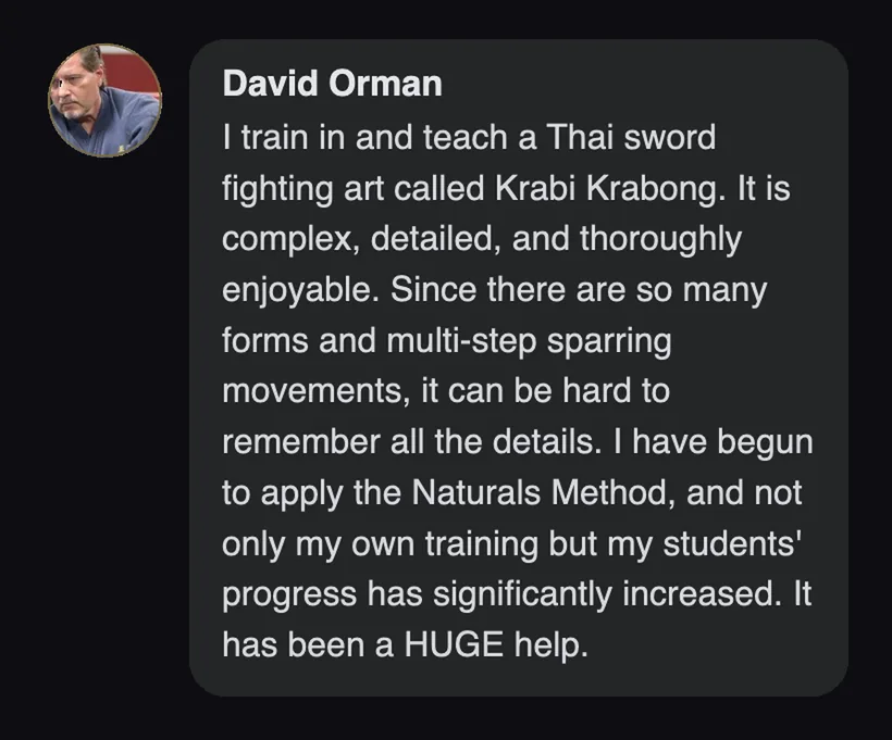 Practitioner testimonial