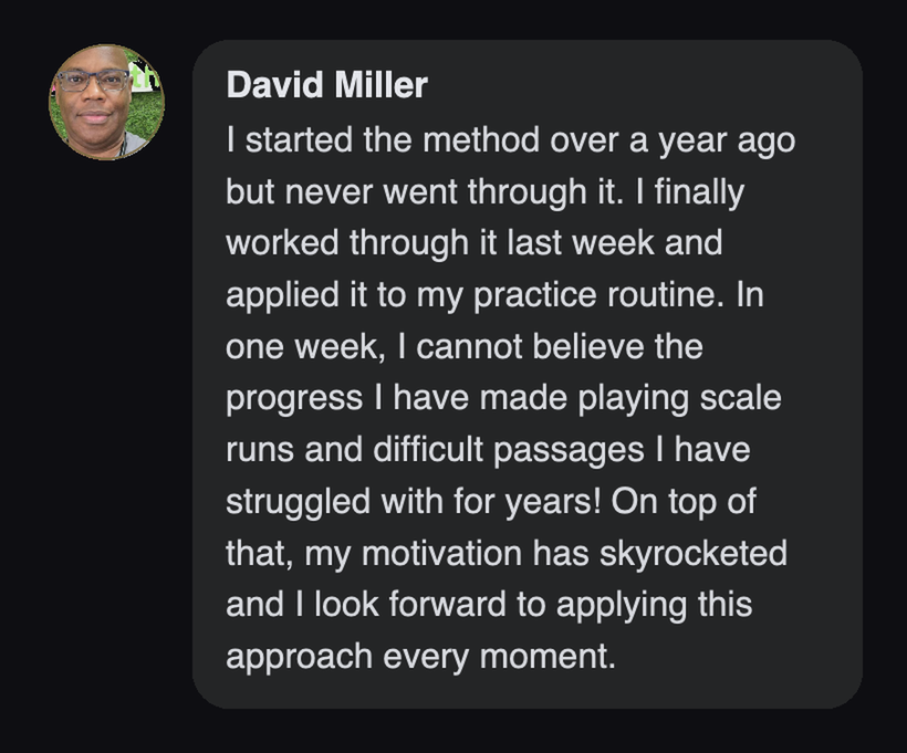 Practitioner testimonial