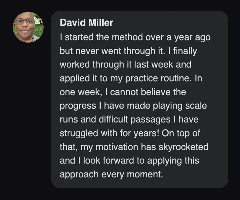 Practitioner testimonial