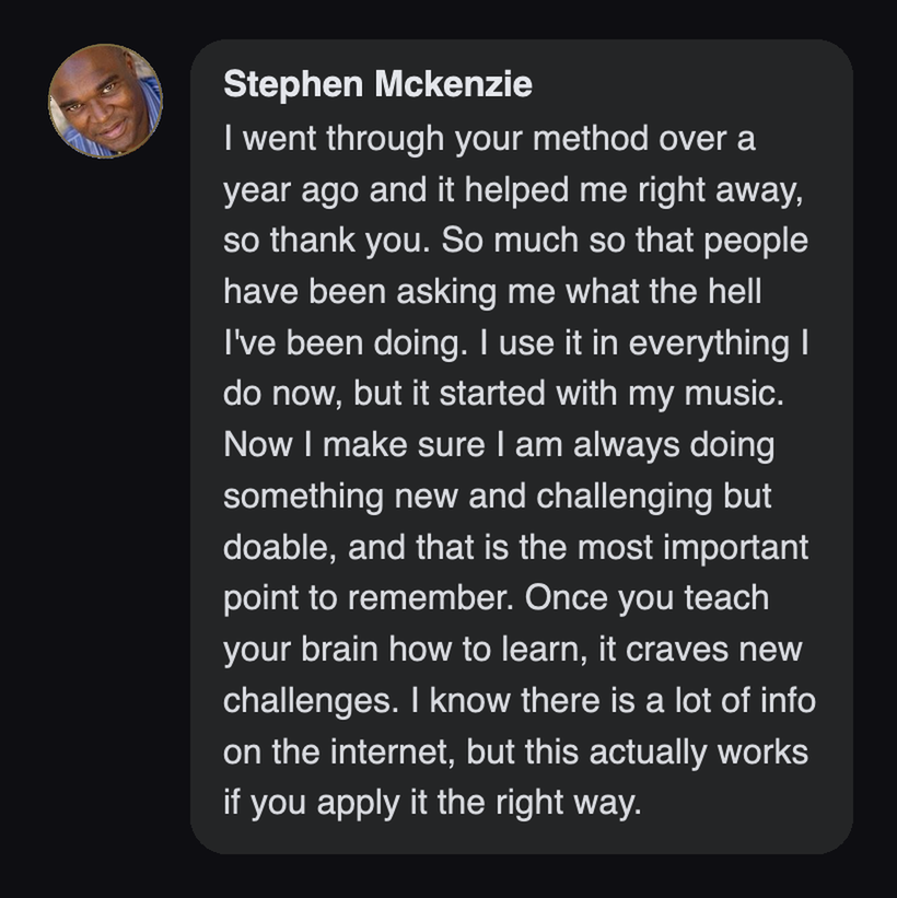 Practitioner testimonial
