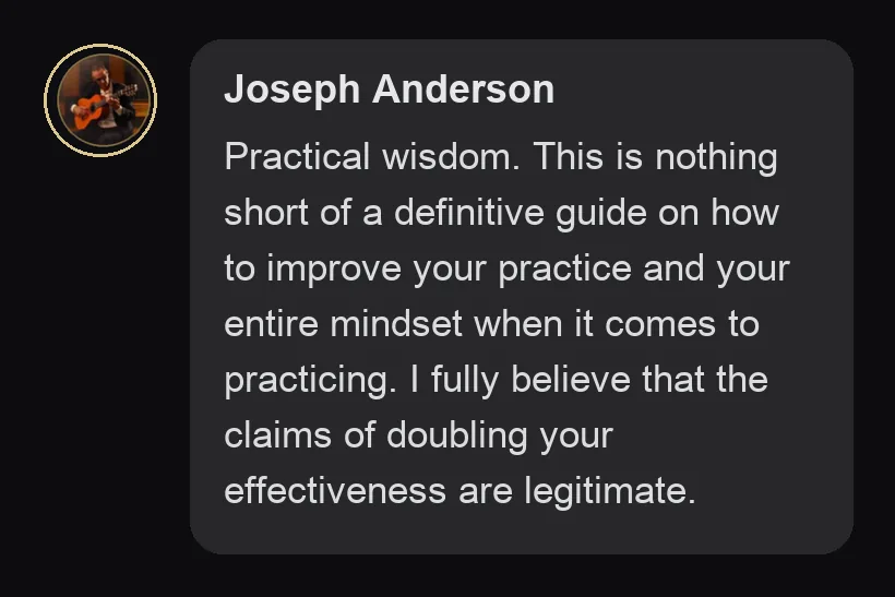 Practitioner testimonial