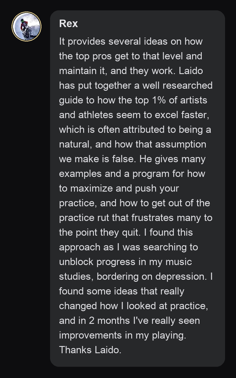 Practitioner testimonial