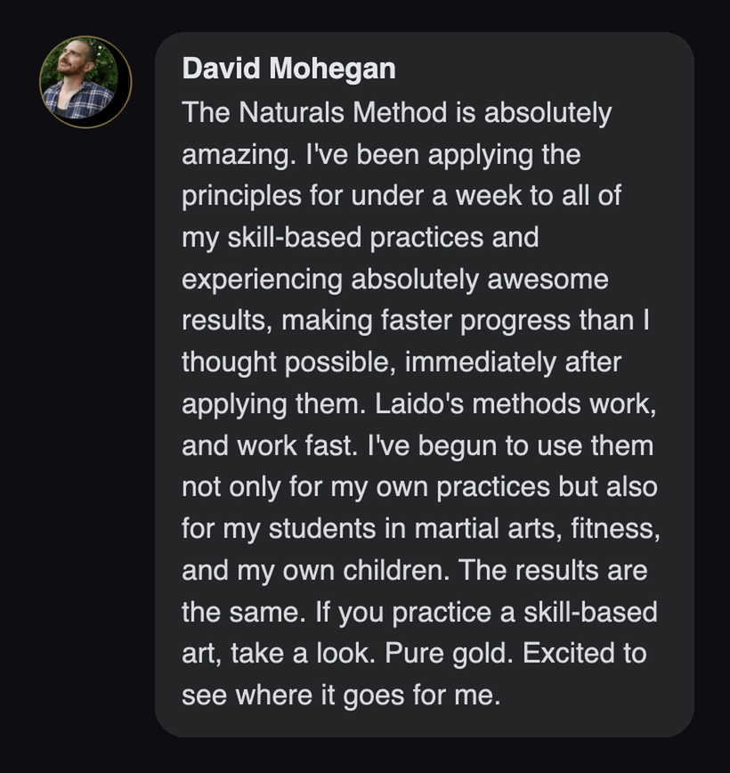 Practitioner testimonial