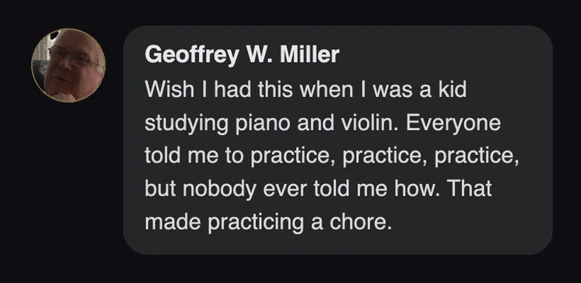 Practitioner testimonial