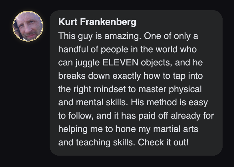 Practitioner testimonial
