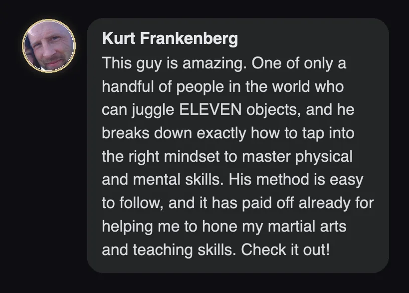 Practitioner testimonial