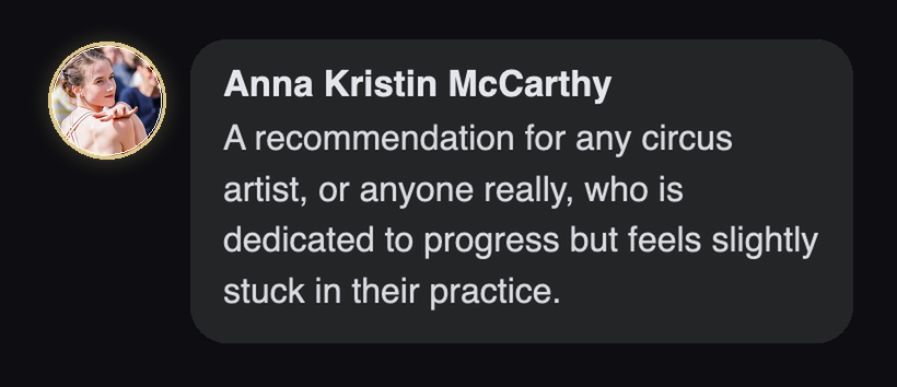 Practitioner testimonial