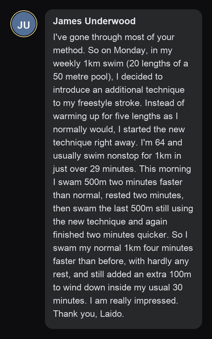 Practitioner testimonial