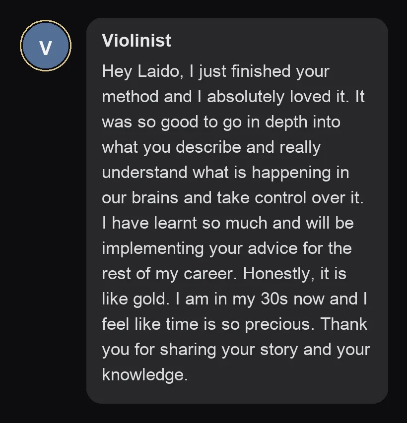 Practitioner testimonial