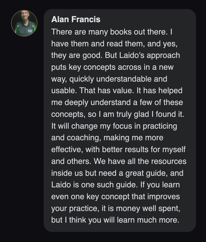 Practitioner testimonial