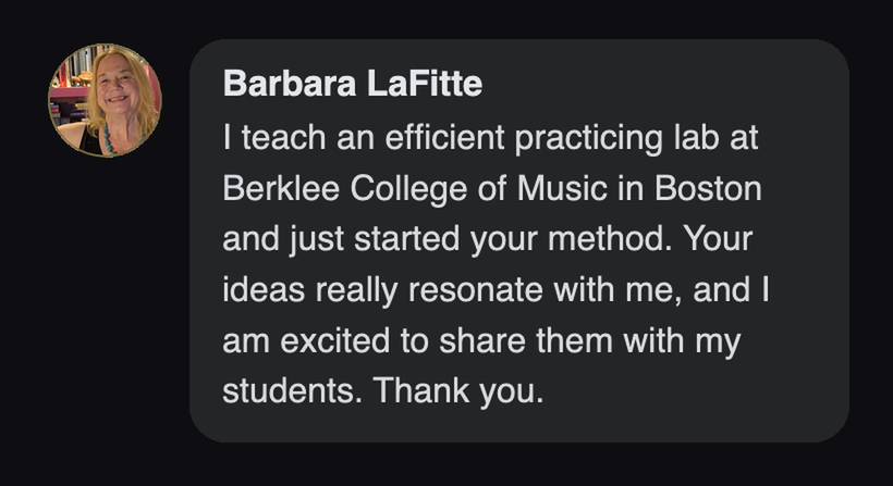 Practitioner testimonial