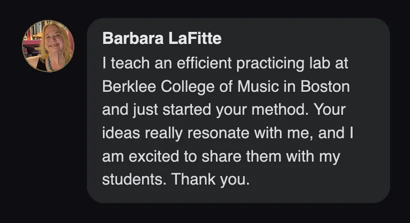 Practitioner testimonial