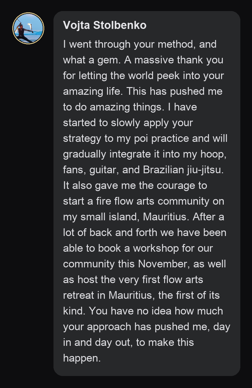 Practitioner testimonial