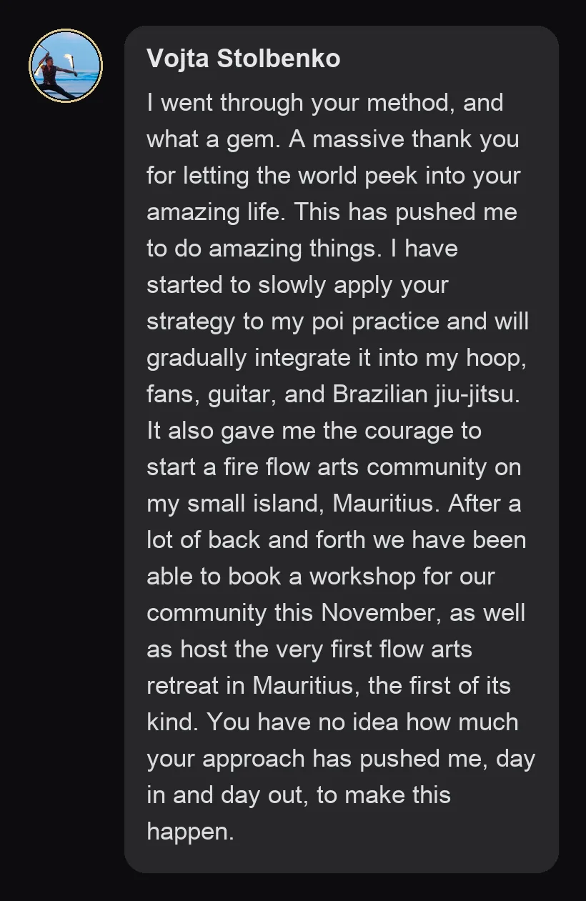 Practitioner testimonial