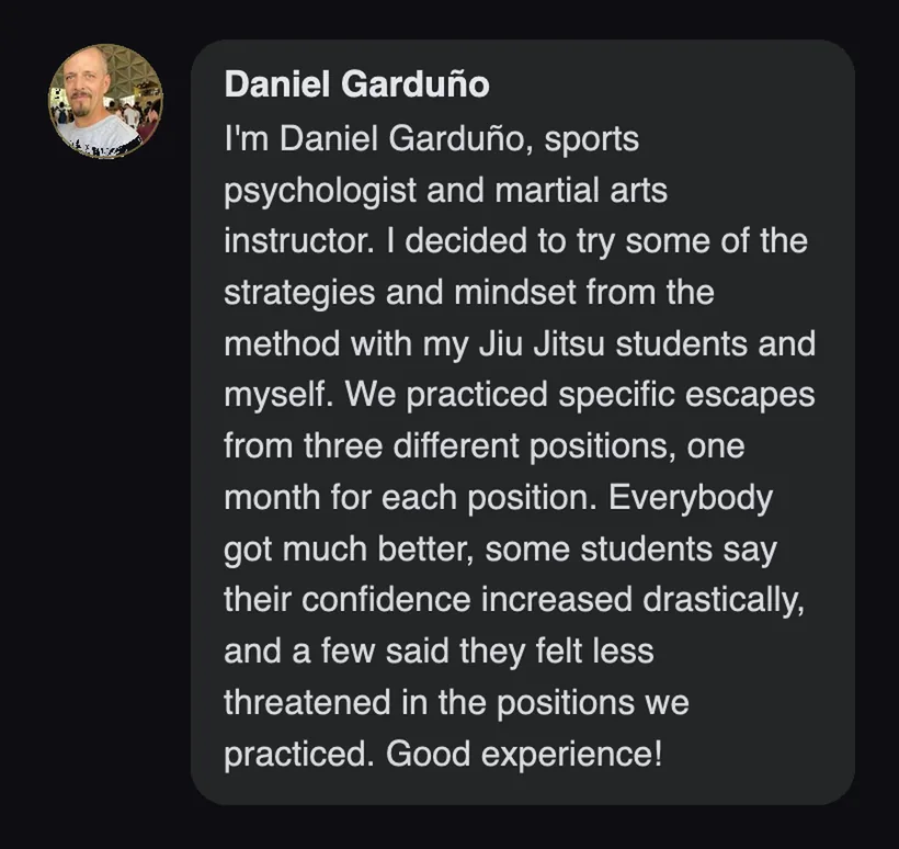 Practitioner testimonial