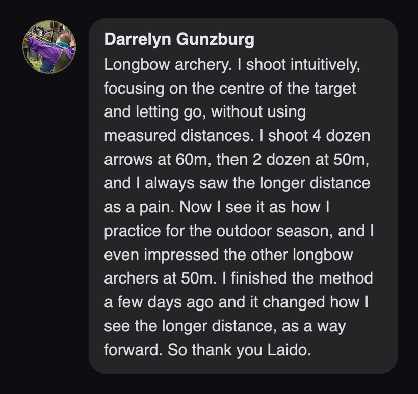 Practitioner testimonial