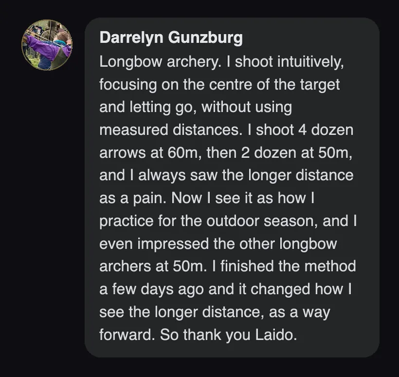 Practitioner testimonial