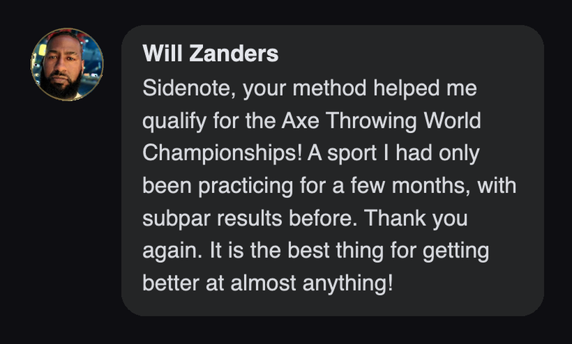 Practitioner testimonial