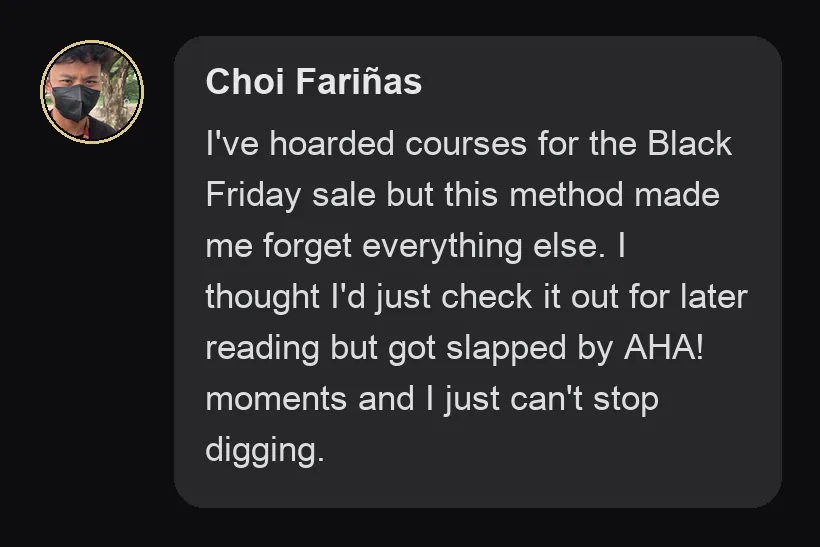 Practitioner testimonial