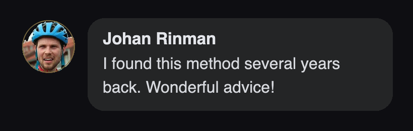 Practitioner testimonial