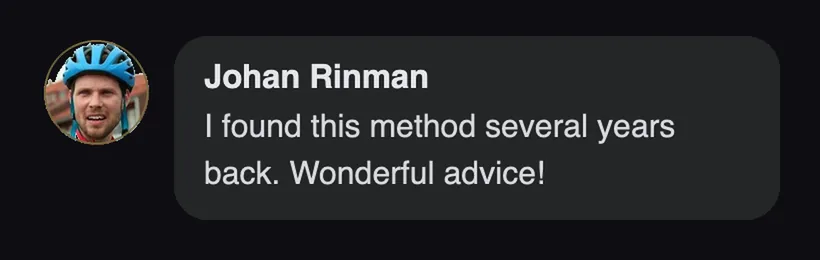 Practitioner testimonial